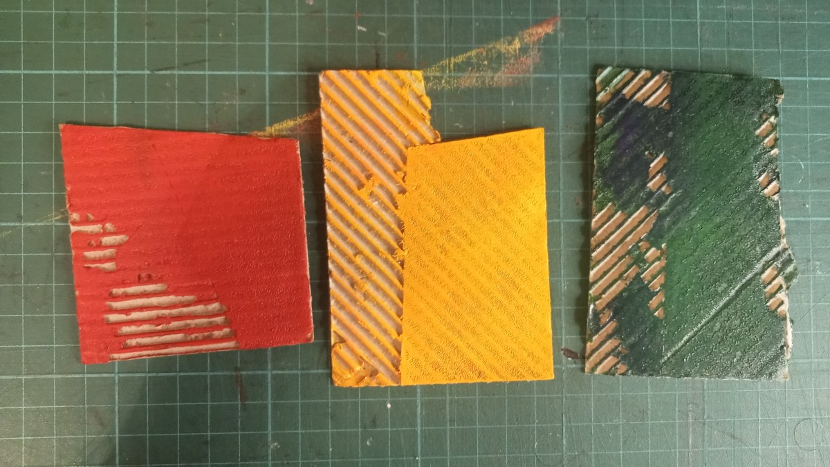 Lucky Dip Art : Cross Colours (an experimental&nbsp;process)